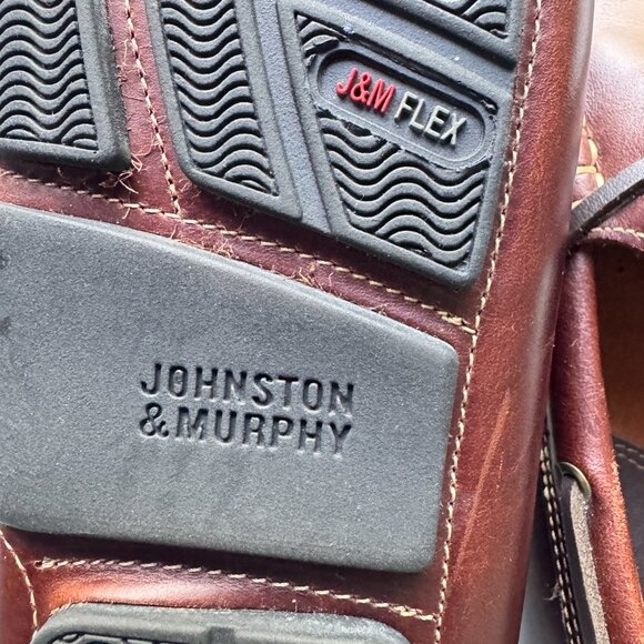 Johnston & Murphy Hardiman Men's Size 9.5 M Moccasins Brown Driving Shoes - Picture 7 of 9